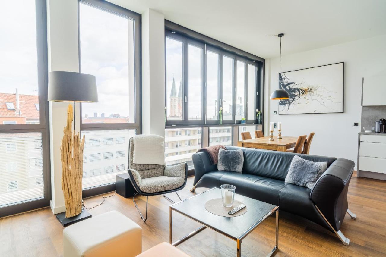 Panorama Bliss - Luxus Apartment In Braunschweig'S Altstadt Dış mekan fotoğraf